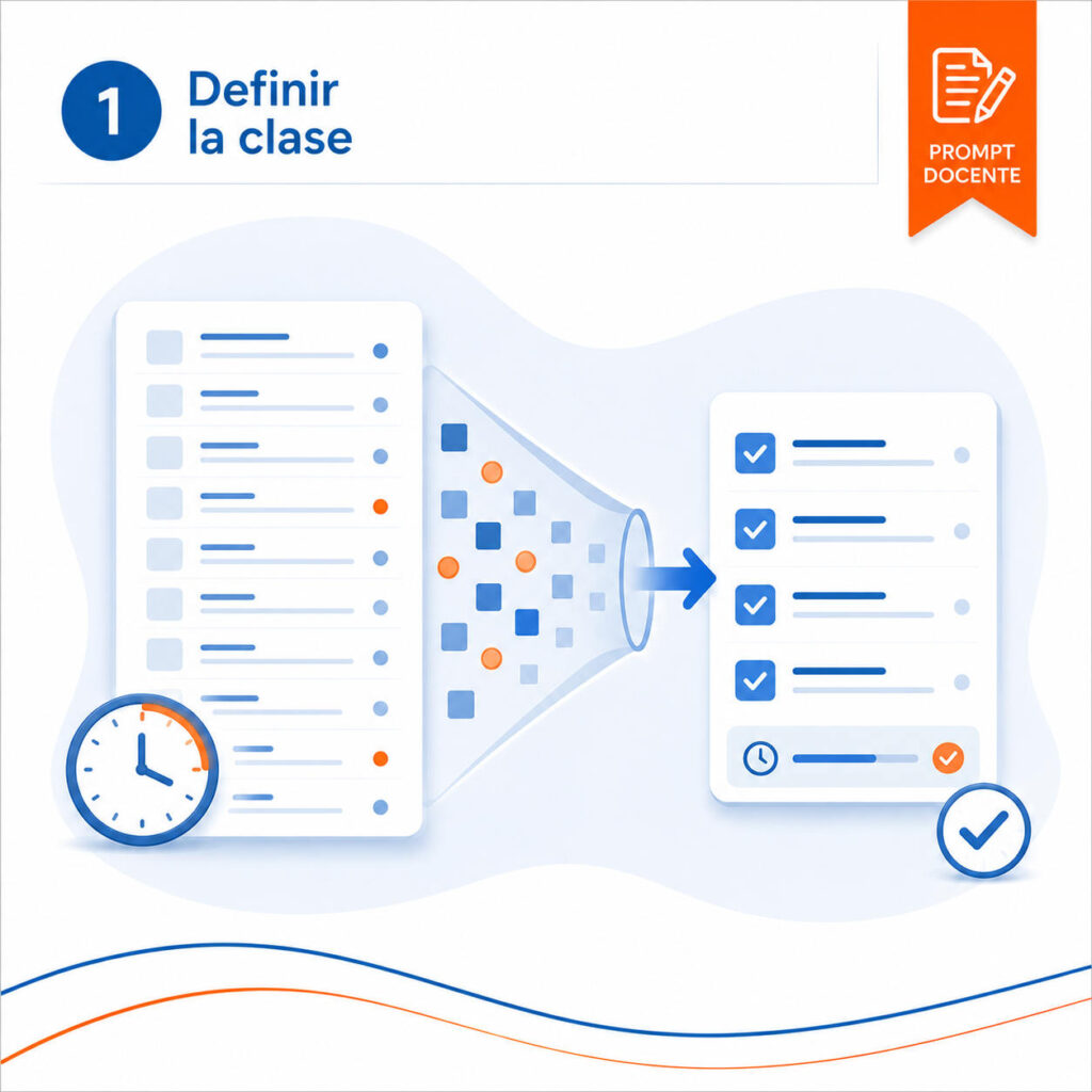 Ajustar el contenido al tiempo disponible