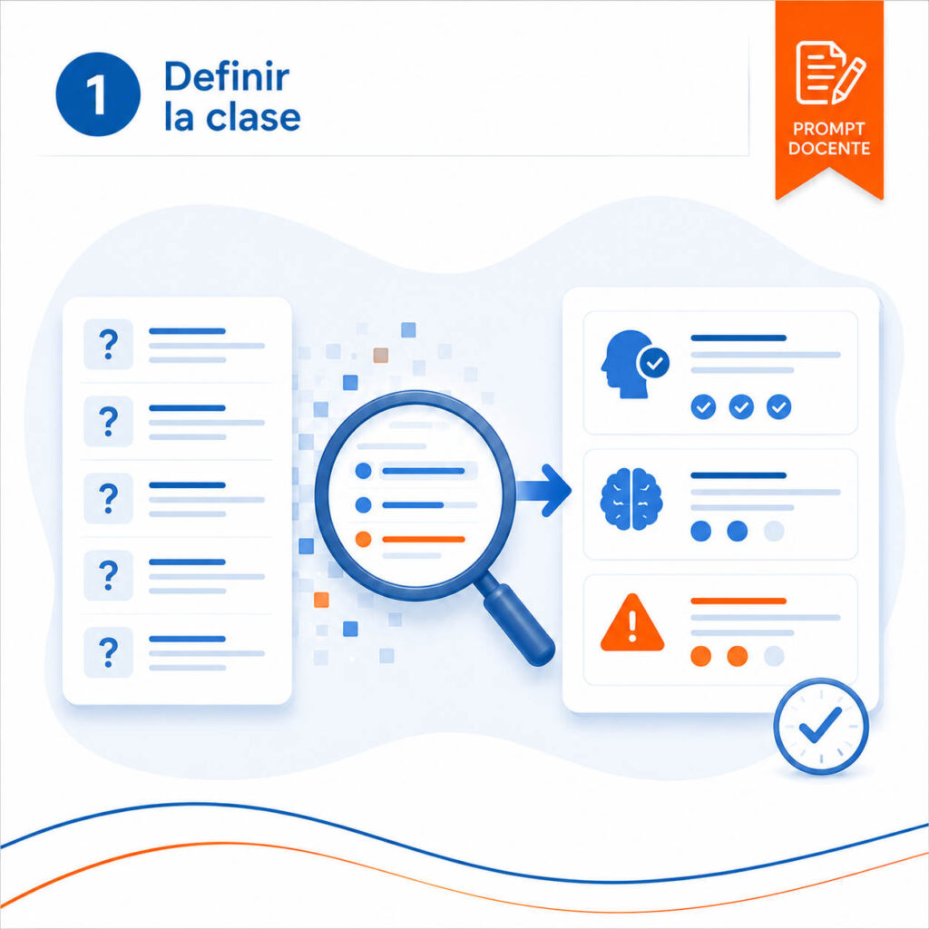 Preparar preguntas para detectar conocimientos previos