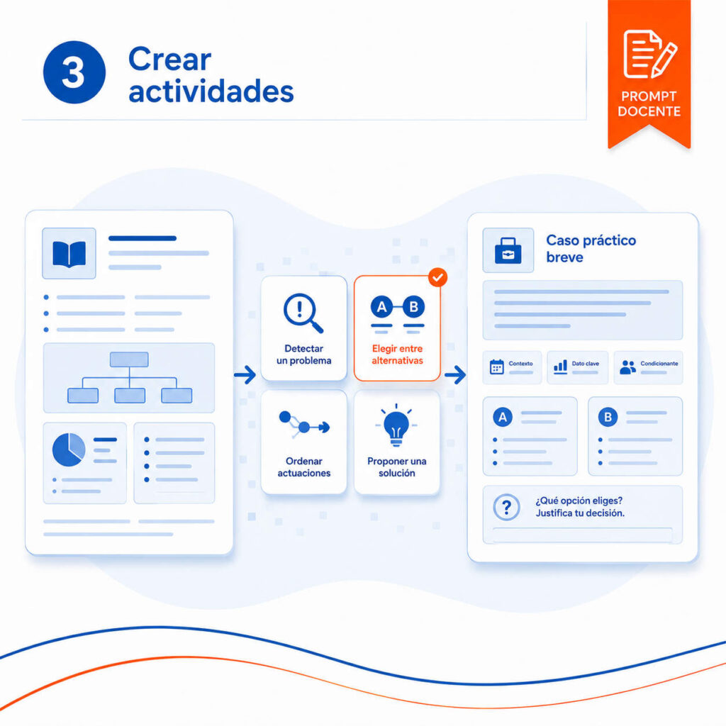 Crear un caso práctico breve