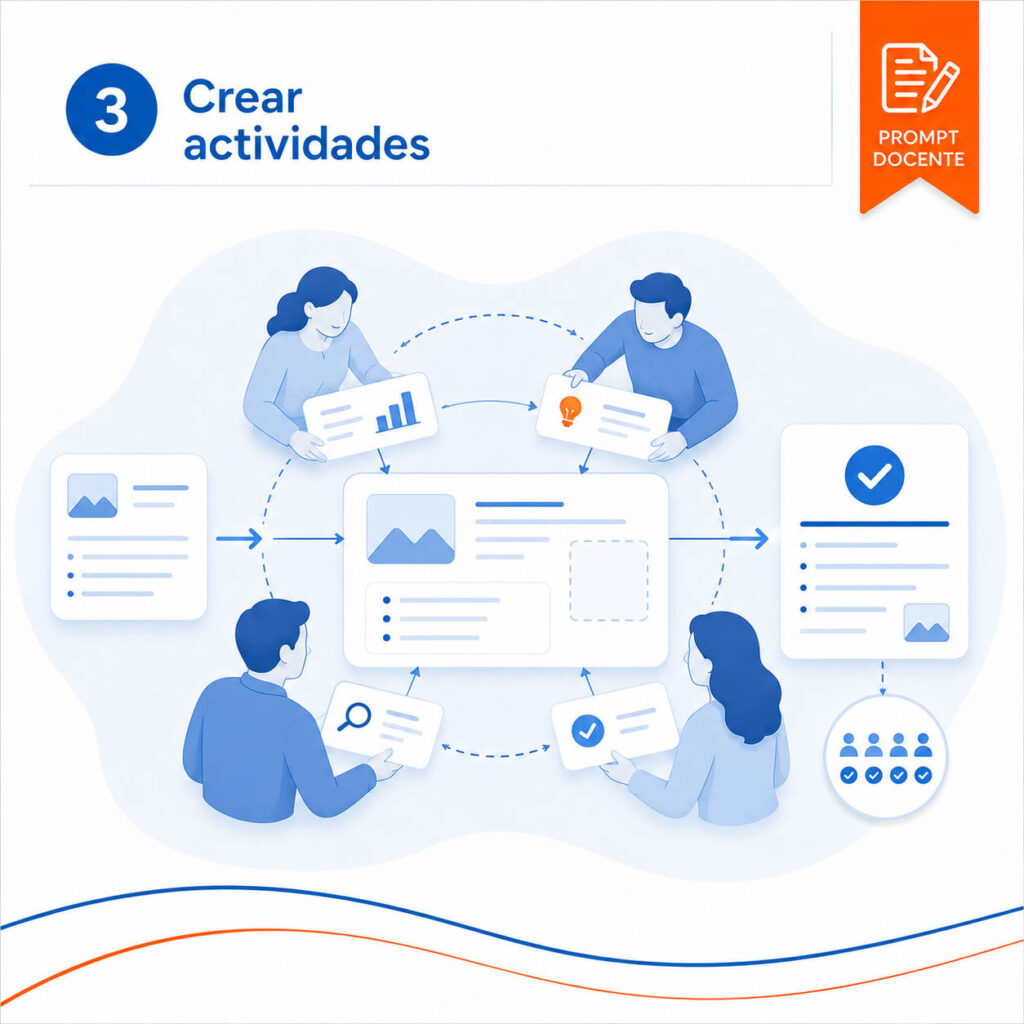Crear una actividad cooperativa
