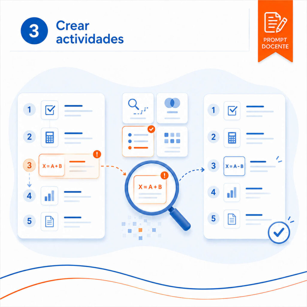 Crear una actividad para analizar errores