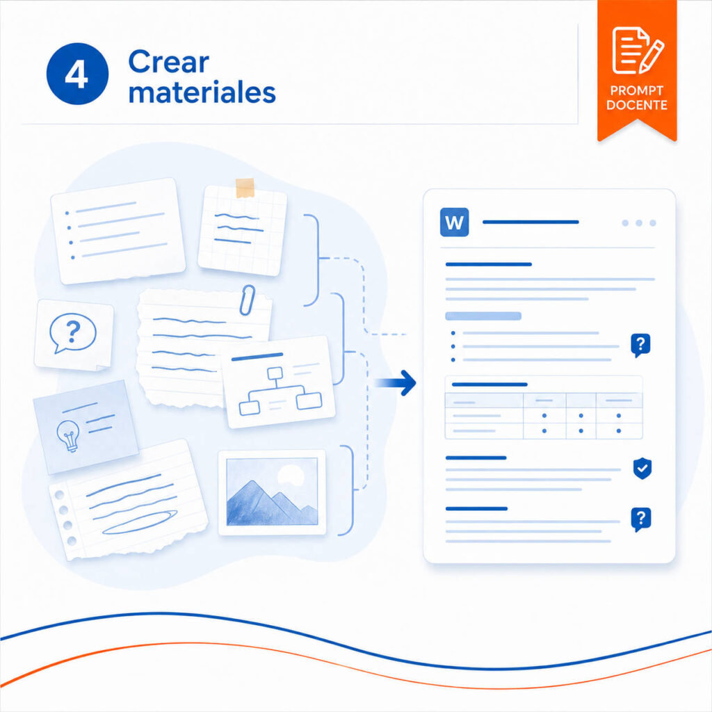 Convertir apuntes desordenados en material claro