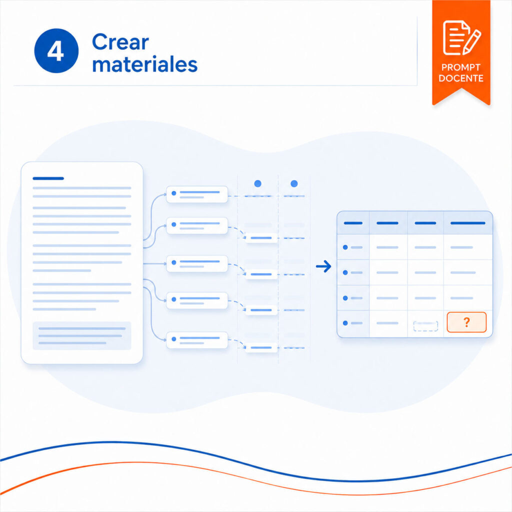 Transformar un texto en una tabla