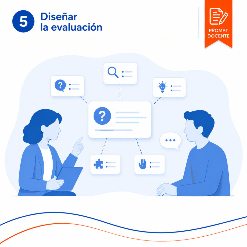 Crear preguntas para una evaluación oral