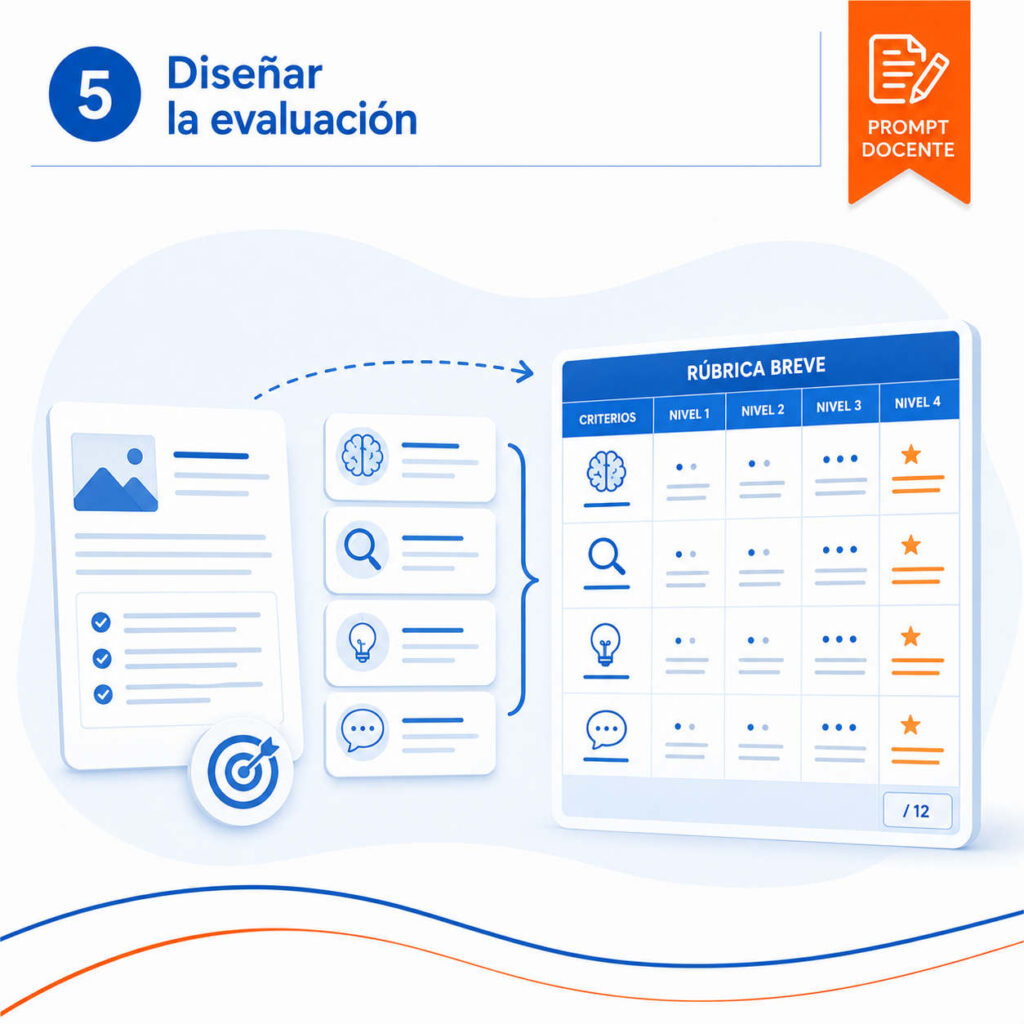 Diseñar una rúbrica breve
